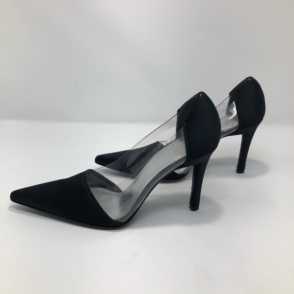 heels with plastic sides